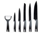 Kinvara Set de 6 Pièces Couteaux et Éplucheur 36 x 3.5 x 23 cm (Set de 6)