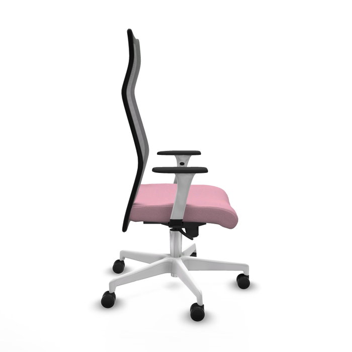 Piqueras y Crespo Chaise de Bureau Albacete Rose et Noir
