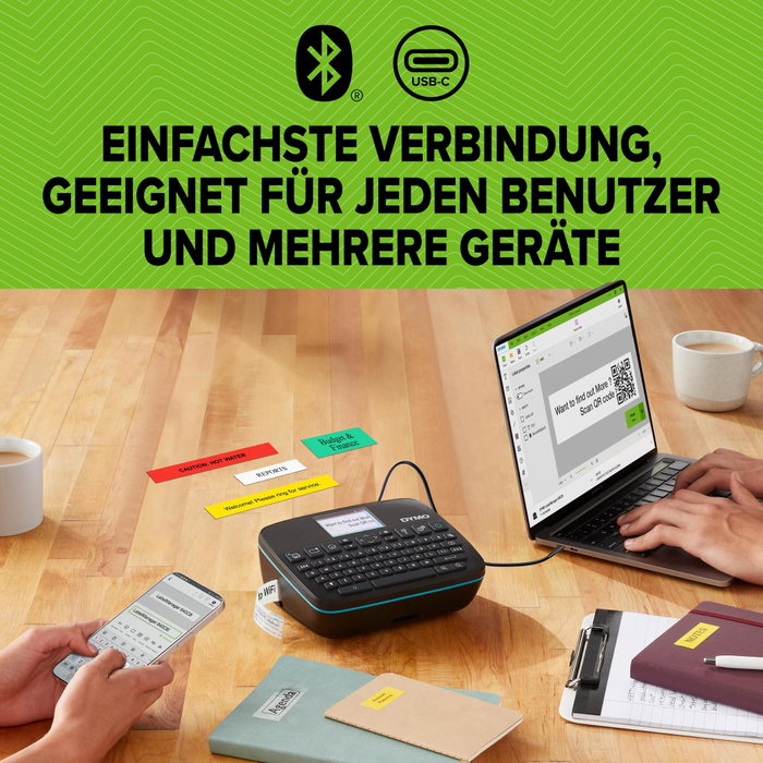 DYMO LabelManager Executive 640 CB Black Standard Kitcase QWERTZ Keyboard DYMO LabelManager Executive 640 CB Black Standard Kitcase QWERTZ Keyboard