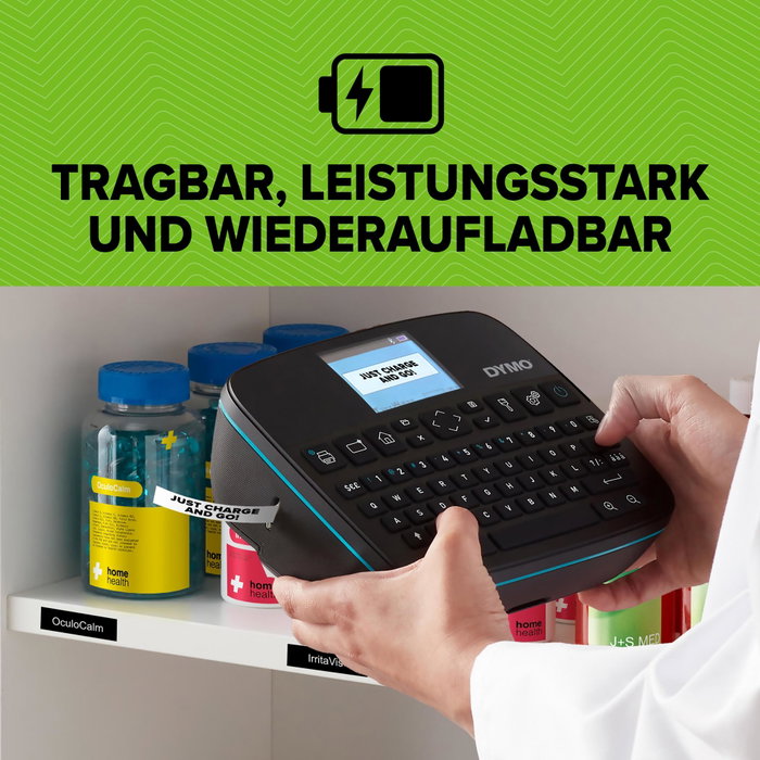 DYMO LabelManager Executive 640 CB Black Standard Kitcase QWERTZ Keyboard DYMO LabelManager Executive 640 CB Black Standard Kitcase QWERTZ Keyboard