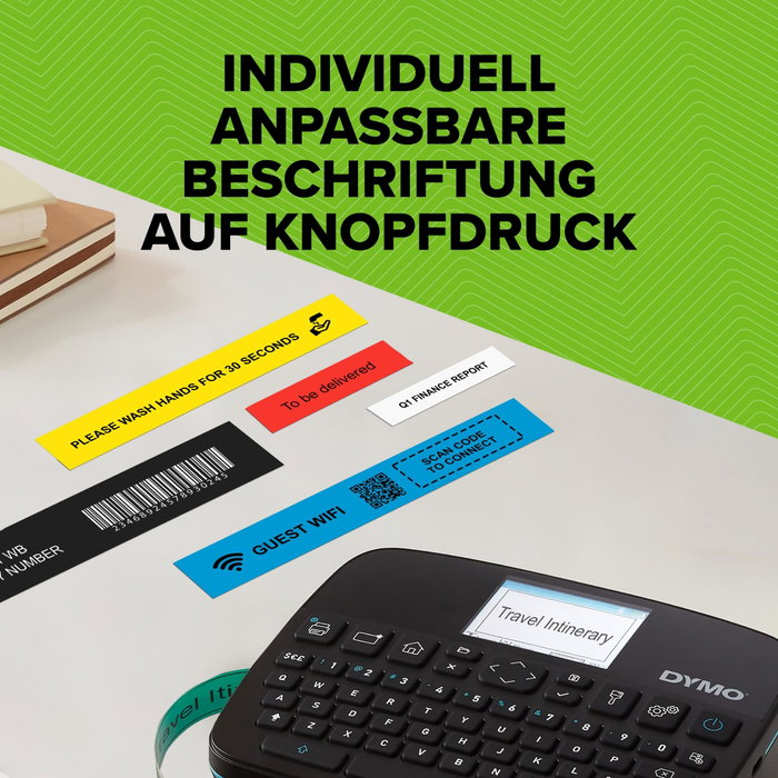 DYMO LabelManager Executive 640 CB Black Standard Kitcase QWERTZ Keyboard DYMO LabelManager Executive 640 CB Black Standard Kitcase QWERTZ Keyboard