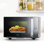 Medion MD17495 Micro-ondes Combiné 23L Argent 800W 1200W Grill Chaleur Tournante 10 Programmes