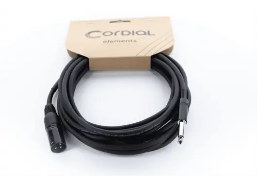 CORDIAL Câble audio jack XLR/mono mâle 5 m