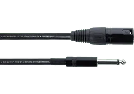 CORDIAL Câble audio jack XLR/mono mâle 5 m