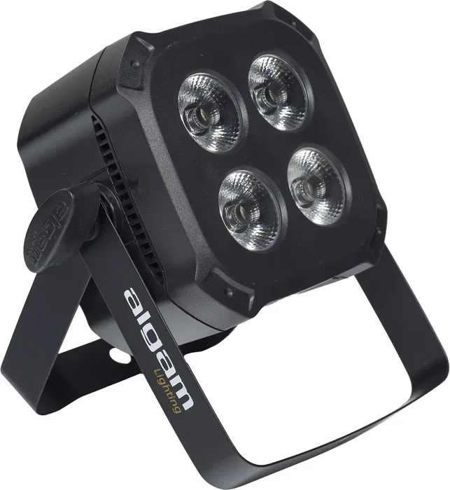 ALGAMLIGHT Mini Par Led 4x6W RGBW pour Fête et Événement avec Fonctions DMX et Musical