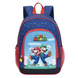 Toybags Sac à Dos Super Mario avec Poches Latérales, Intérieur Forré Personnalisé, 32 x 25.5 x 11 cm