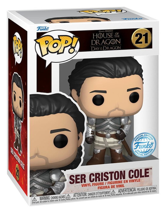 House of the Dragon POP! Vinyl figurine Ser Criston Cole Exclusive Edition 9 cm