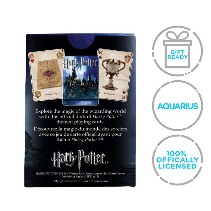 Aquarius Harry Potter jeu de cartes à jouer Wizarding World