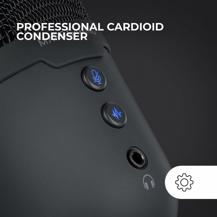 Microphone Mars Gaming MMICCX Microphone Mars Gaming MMICCX