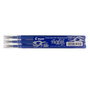 Pilot Lot de 3 recharges effaçables Frixion BLS-FR7-L-S3 encre bleue - Stylo à encre thermosensible