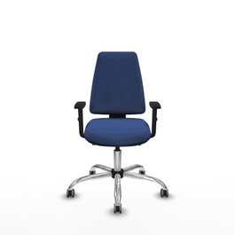 PIQUERAS Y CRESPO Chaise Elche Asynchrone Tissu Bleu marine