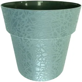 Riviera Pot de fleurs Terea - Ø 58 cm - Vert argile - Poterie décorative pour aménagement végétal