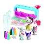 Clementoni - Atelier Créatif Stylos Décoration Hello Kitty et ses amis - Coffret Multilingue pour Enfants dès 6 Ans - Set de Stylos à Paillettes avec Figurines