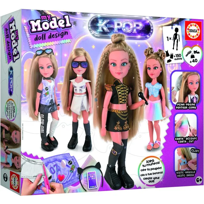 Educa My Model K-Pop Kit Créatif Mode Educa My Model K-Pop Kit Créatif Mode