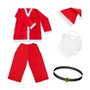 Basics Déguisement de Santa Claus, 5 pièces