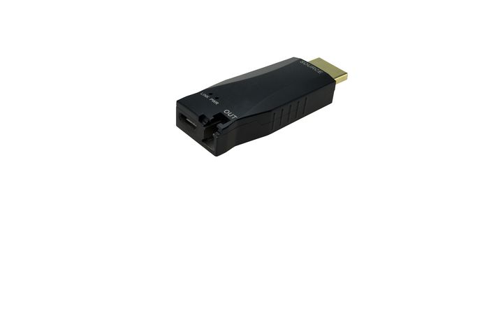 Vivolink Extendeur Fibre HDMI Dongle 4K Kit - Transmission 300m - 4K@60Hz HDCP1.4 - Compatible Fibre Monomode/Multimode