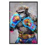 Home ESPRIT Toile ESPRIT Vintage Chimpanzé 83 x 3,7 x 123 cm
