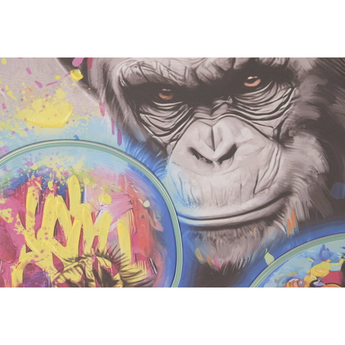 Home ESPRIT Toile ESPRIT Vintage Chimpanzé 83 x 3,7 x 123 cm
