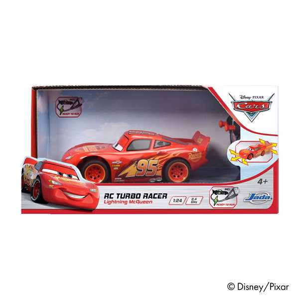 Smoby Voiture Télécommandée Rayo Turbo Racer - Modèle Assorti - Échelle 1:24 - 17 cm - Avec Sons - Fonctionne sur Piles (Incluses)