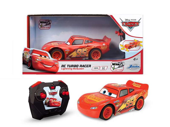 Smoby Voiture Télécommandée Rayo Turbo Racer - Modèle Assorti - Échelle 1:24 - 17 cm - Avec Sons - Fonctionne sur Piles (Incluses)