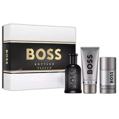 Hugo Boss-Boss Coffret Cadeau Parfum Homme avec Eau de Parfum 100ml, Déodorant Stick 75ml et Gel Douche 100ml, 3 Pièces