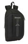 Safta Kappa Mini Mochila Sac à dos à fermeture éclair vertical "Dark" 22 x 39 x 10 cm