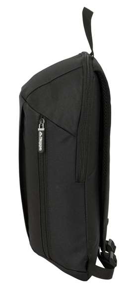 Safta Kappa Mini Mochila Sac à dos à fermeture éclair vertical "Dark" 22 x 39 x 10 cm
