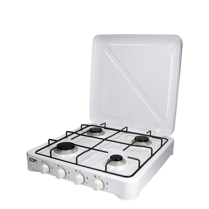 Cuisinière à Gaz EDM 07422 Blanc 1500 W
