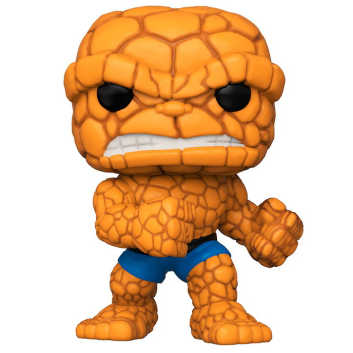 Funko - Figurine POP Marvel Les 4 Fantastiques - The Thing - Figurine en vinyle de collection de 9 cm avec boîte fenêtrée