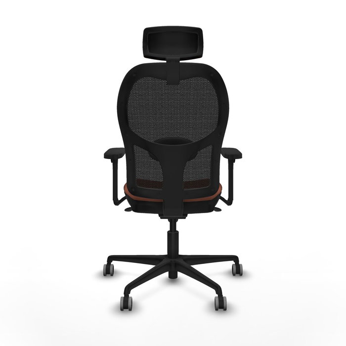 Piqueras y Crespo Chaise de Bureau avec Appui-tête Jorquera 3D036G2 Marron Noir