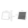 Edm Projecteur LED Solaire 50W 600LM 6500K Lumière Froide avec Télécommande et Capteur Crépusculaire IP65