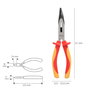 WOLFPACK LINEA PROFESIONAL Pinces isolées à bouts courbes 1000V 200mm
