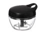 Kinvara Triturateur Manuel 3 Lames 14 x 10.5 x 12.5 cm Plastique PP PET Acier 420J2 Noir Transparent (Set de 12)