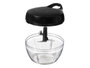 Kinvara Triturateur Manuel 3 Lames 14 x 10.5 x 12.5 cm Plastique PP PET Acier 420J2 Noir Transparent (Set de 12)