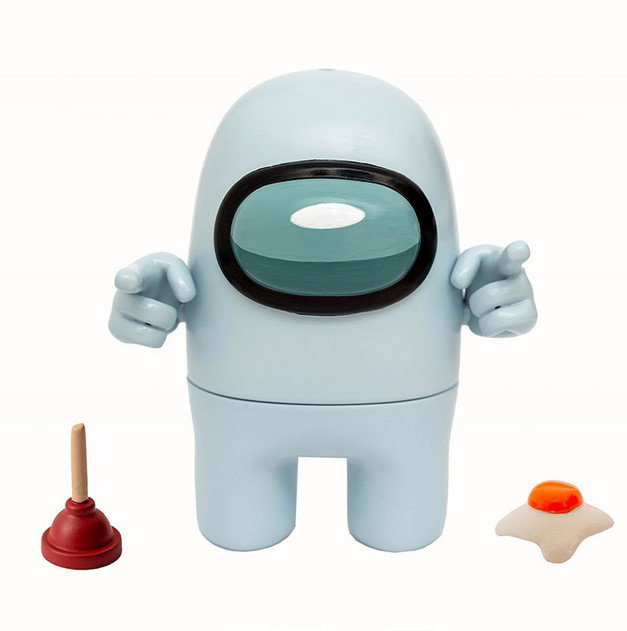 Bizak Figurine Action Aléatoire Among Us Pack – 12 cm avec 3 Accessoires