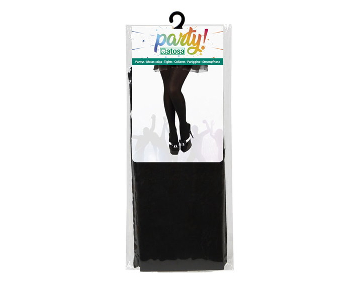 atosa Pantys Negros Lisos Adulto atosa Pantys Negros Lisos Adulto
