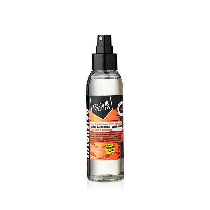 Real Natura Huile Capillaire Pro-Cachos Définis pour Boucles 2A-2C, 100 ml Real Natura Huile Capillaire Pro-Cachos Définis pour Boucles 2A-2C, 100 ml