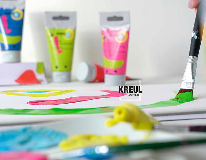Kreul Kids Art Peinture pour enfants Noir Tube de 75ml Kreul Kids Art Peinture pour enfants Noir Tube de 75ml