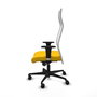 Piqueras y Crespo Albacete Chaise de Bureau Jaune et Blanche