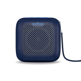 Veho MZ-4 Enceinte Portable Sans Fil Bluetooth 5W avec TWS et Batterie Lithium-ion jusqu'à 26h d'Autonomie et Micro Intégré pour Appels Mains Libres