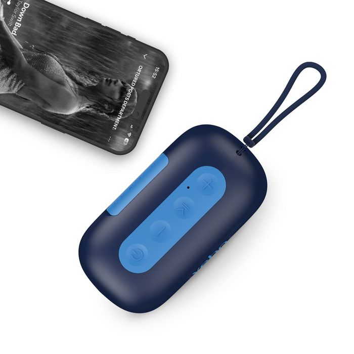 Veho MZ-4 Enceinte Portable Sans Fil Bluetooth 5W avec TWS et Batterie Lithium-ion jusqu'à 26h d'Autonomie et Micro Intégré pour Appels Mains Libres