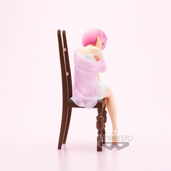 BANPRESTO Figura Ram Re:Zero - Relax Time - Starting Life in Another World - Figurine 18 cm - Collection - 15 ans et plus