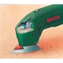 Bosch PDA 180 Ponceuse delta avec système SDS pour changement rapide, aspiration des poussières, livrée avec 3 feuilles abrasives