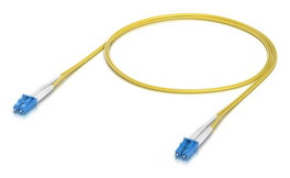 Ubiquiti Câble Optique Simplex OS2, Connecteurs Duplex LC UPC, Jaune, Longueur 1 m, Boîte de 50