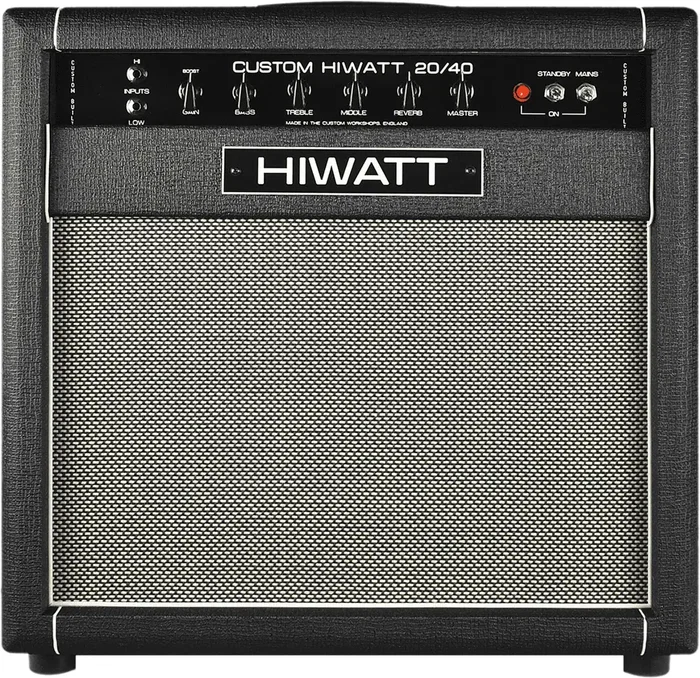 HIWATT Studio-Stage 20/40 Amplificateur Combo à Lampes 1x12 FANE F75 HIWATT Studio-Stage 20/40 Amplificateur Combo à Lampes 1x12 FANE F75