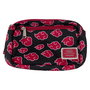 LOUNGEFLY Sac banane Naruto Shippuden - Nylon, ceinture ajustable, fermeture éclair, poche frontale, détails estampés, intérieur assorti