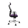 Piqueras y Crespo Chaise de Bureau avec Appui-tête 1D086N2 Violet