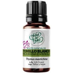 HERBES DEL MOLI Huile essentielle de Thym blanc et Mejorana Espagnole ECO 10 ml