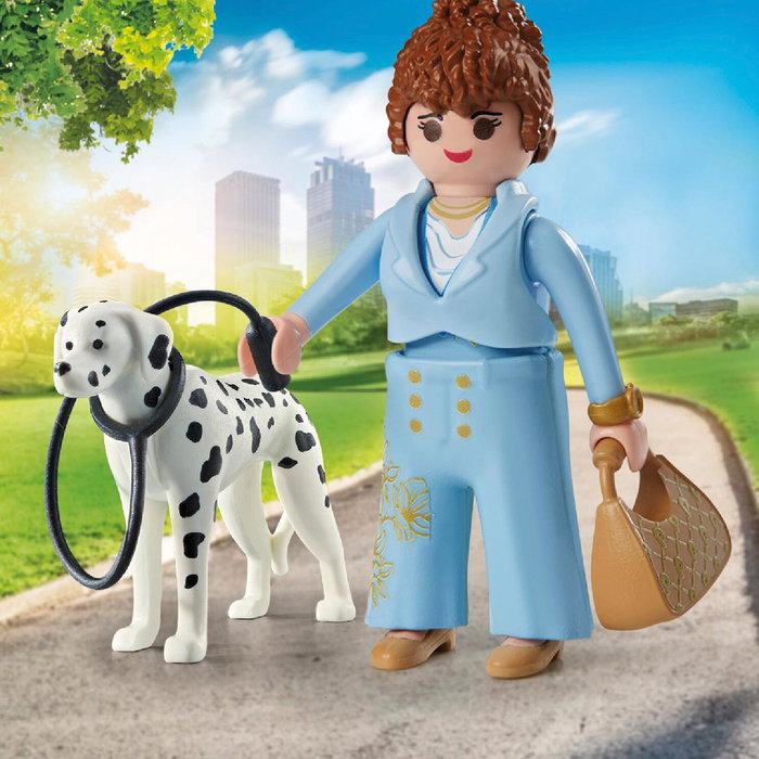 PLAYMOBIL Manager avec Dalmatien 71736 - Promenade avec chien +4 ans PLAYMOBIL Manager avec Dalmatien 71736 - Promenade avec chien +4 ans