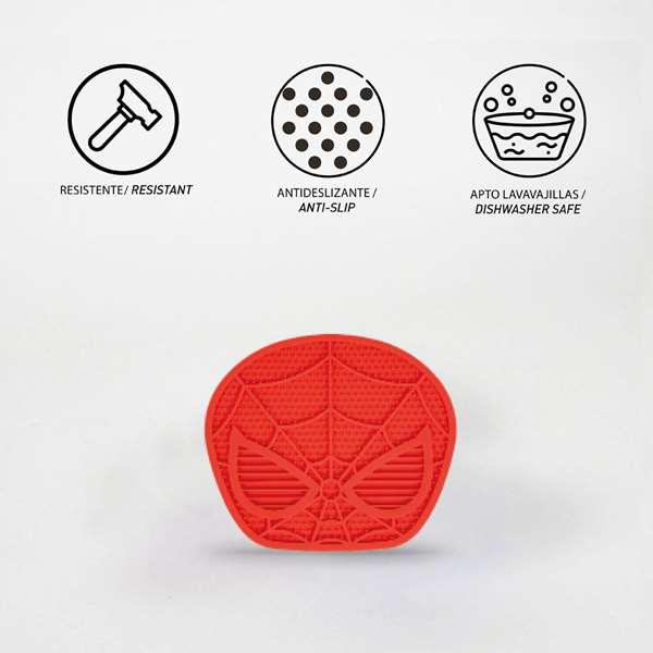 Cerdá Gamelle pour chien en silicone avec motif Spider-Man 28 x 15 x 1.5 cm